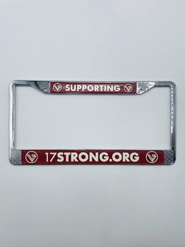 License Plate Frame - Supporting