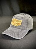 Snow Washed Hat - Black Denim - Dream Patch