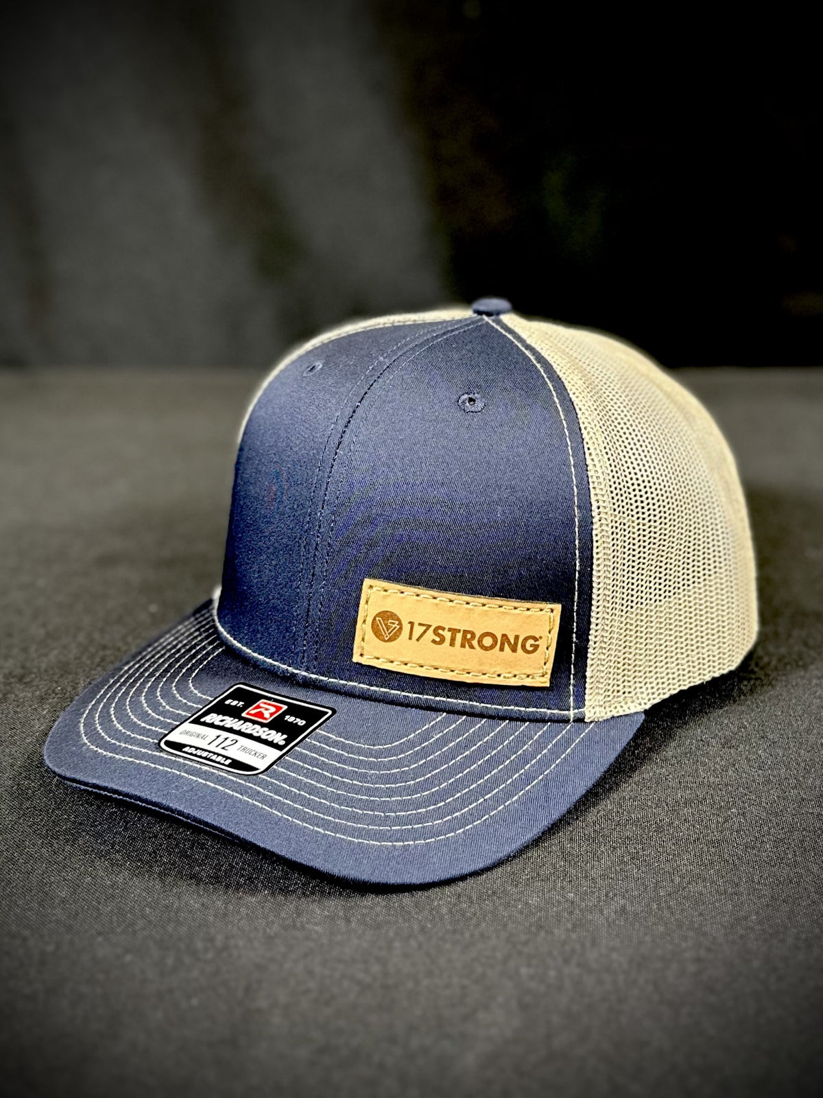 Trucker Hat - Combo Navy/Cream - Side Patch