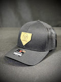 Trucker Hat - Solid Black - Home Plate Patch