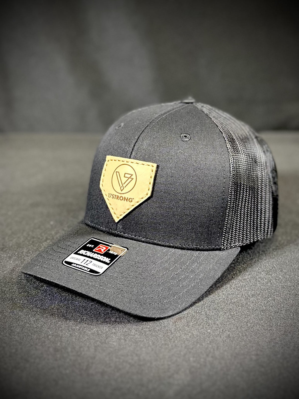 Trucker Hat - Solid Black - Home Plate Patch