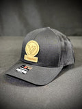 Trucker Hat - Solid Black - Logo Patch