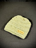 Beanie - Speckled Knit - Side Patch