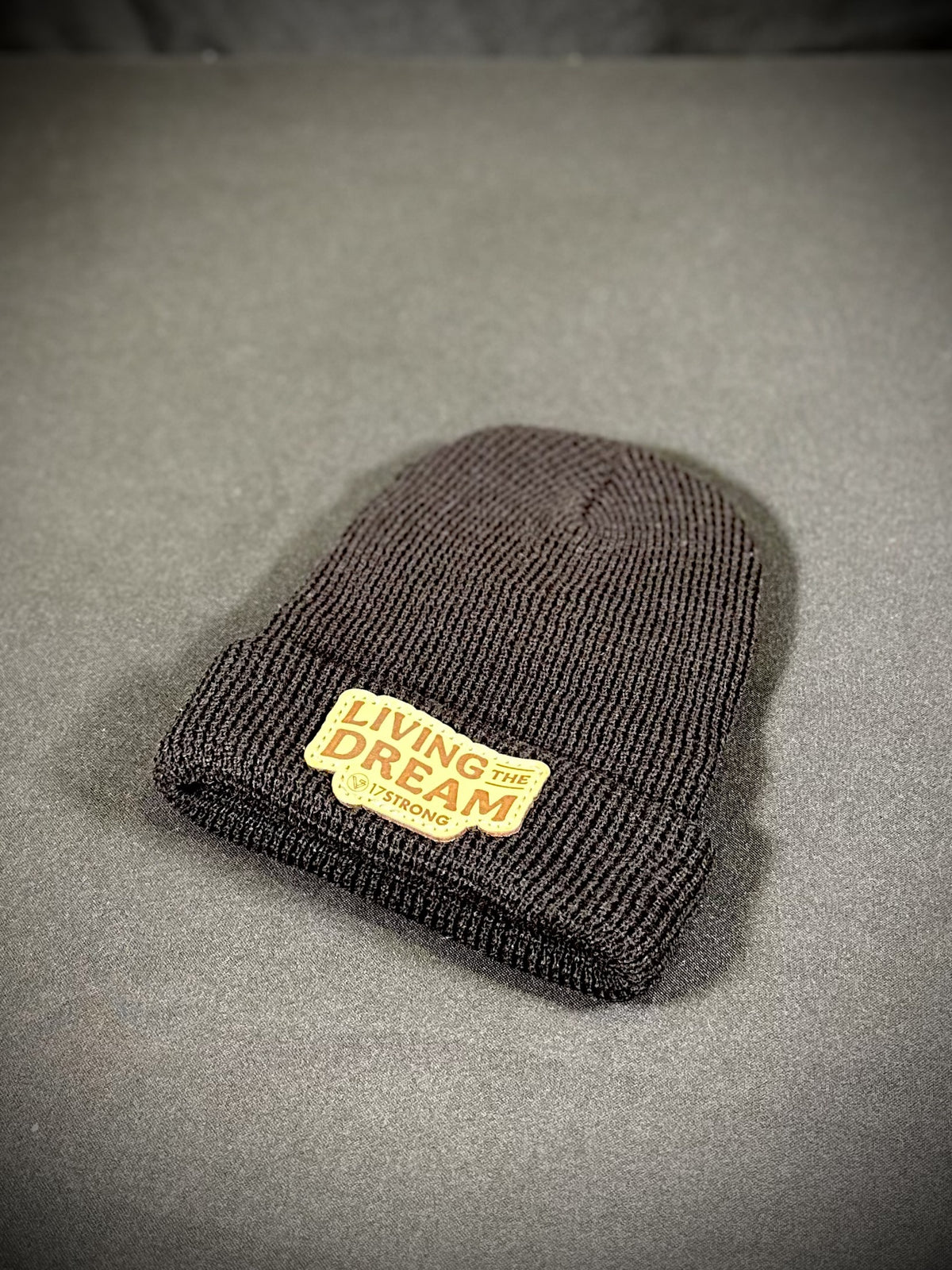 Beanie - Waffle Knit with Cuff - Dream Patch