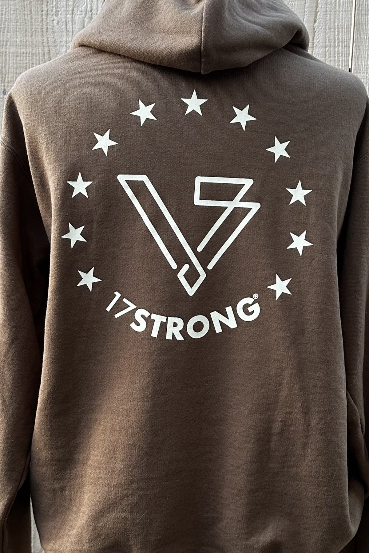 Hoodie - 17 Strong Star Logo Front and Back